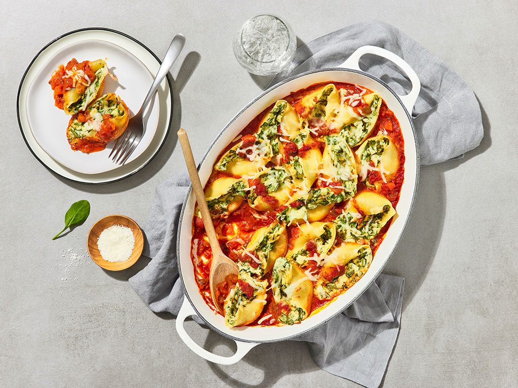 Image of Spinach & Cheese Stuffed Shells