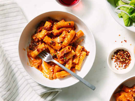 Image of prepared Spicy Rigatoni