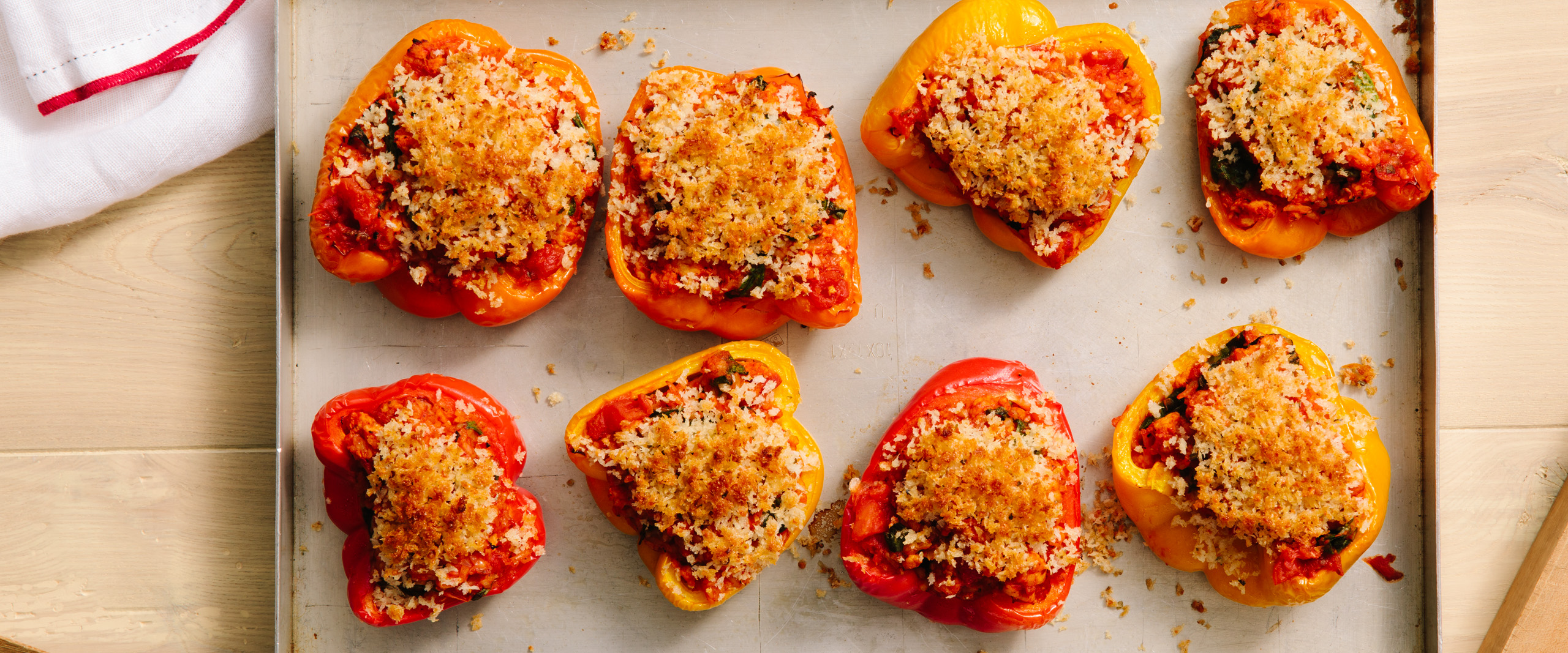 Image of prepared Italian Stuffed Peppers