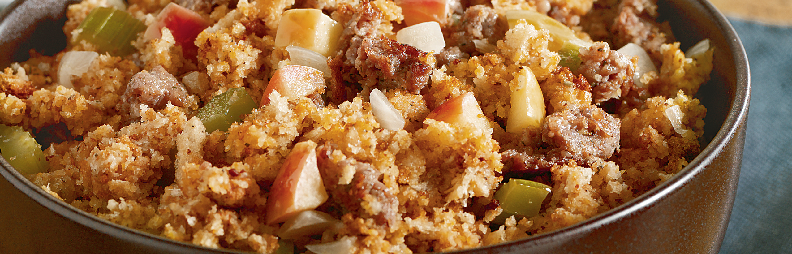 Sausage & Apple Stuffing Swanson