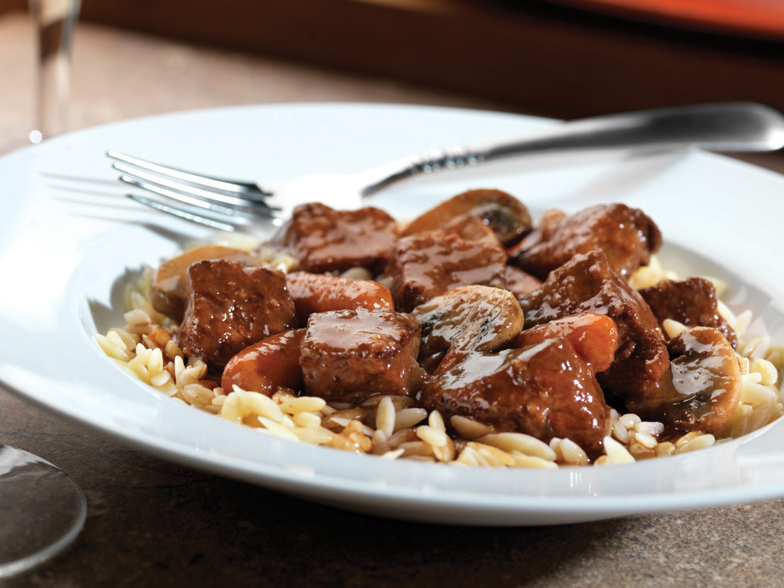 Small image of the prepared Beef Bourguignon recipe