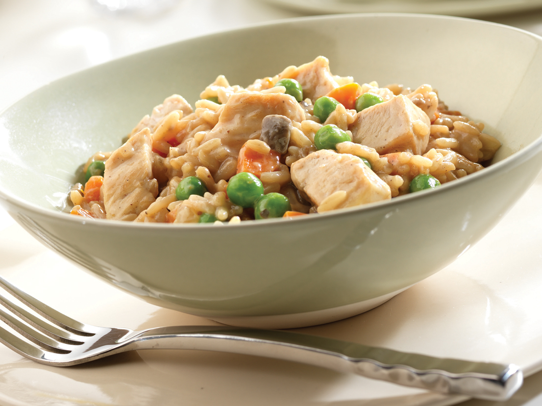 Chicken Mushroom Risotto | Swanson® Recipes