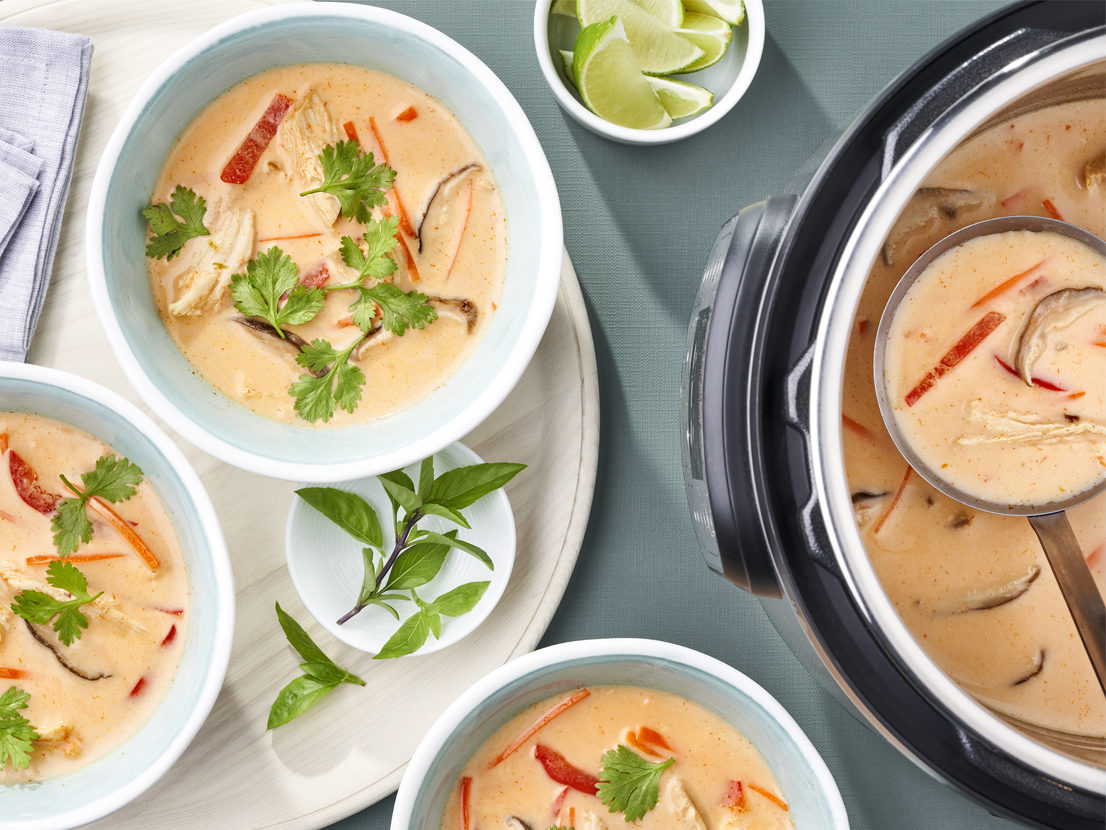 Instant Pot® Chicken Rice Soup Swanson