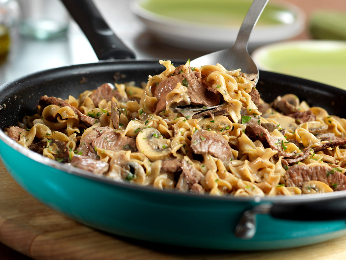 Slow Cooker Creamy Beef Stroganoff Swanson