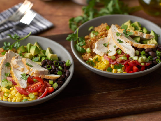 Small image of the prepared Quinoa Bowls with Avocado & Black Beans recipe