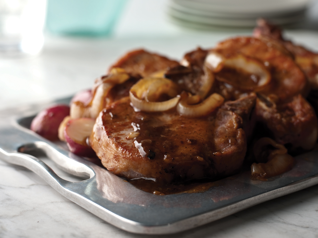Smothered Pork Chops | Swanson® Recipes