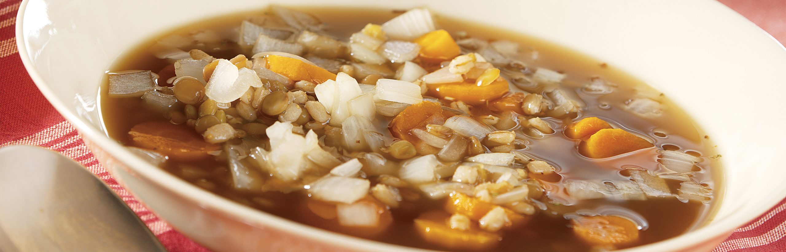 Pearl Barley and Leek Soup - Lucy & Lentils