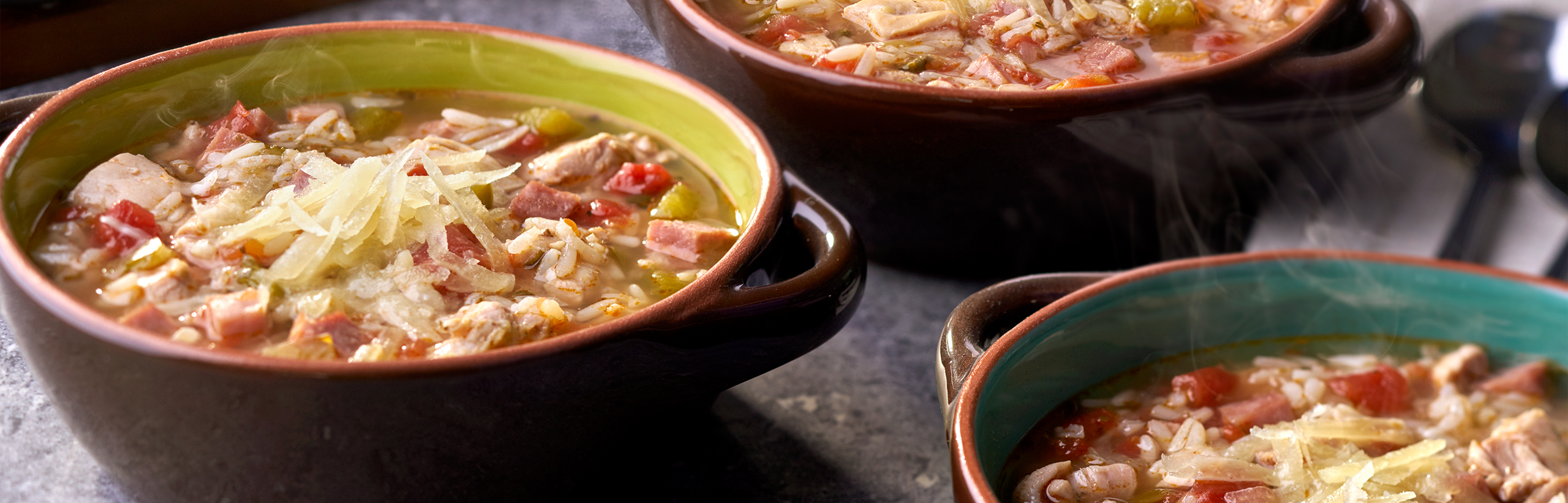Slow Cooker Chicken Asopao with Smoked Ham and Manchego Cheese Swanson