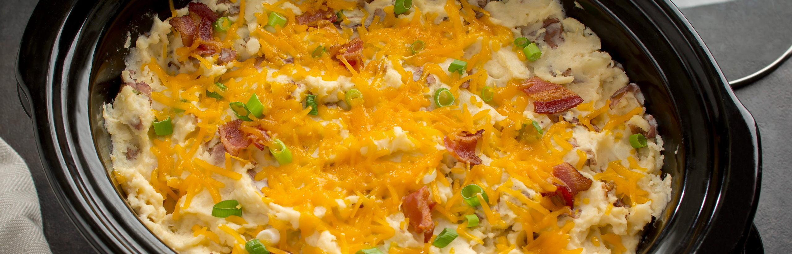 Slow Cooker Loaded Mashed Potatoes Swanson