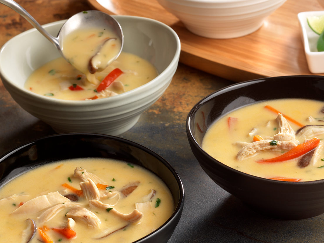 Small image of the prepared Thai Chicken and Vegetable Soup recipe