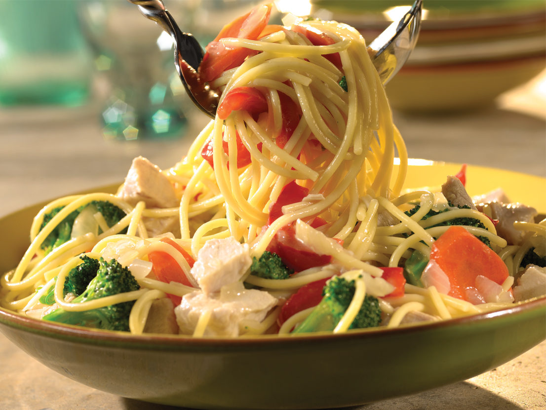 Smaller image of prepared Turkey Primavera recipe