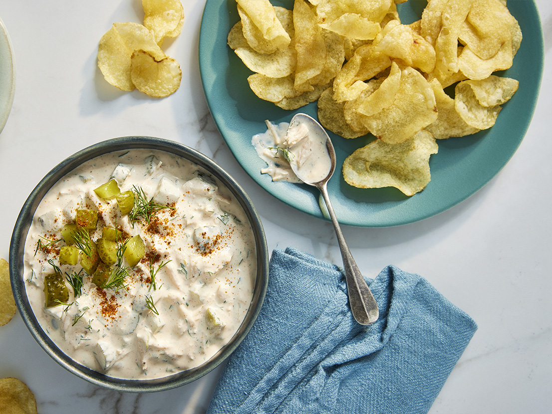 Chicken & Dill Pickle Dip | Swanson® Recipes