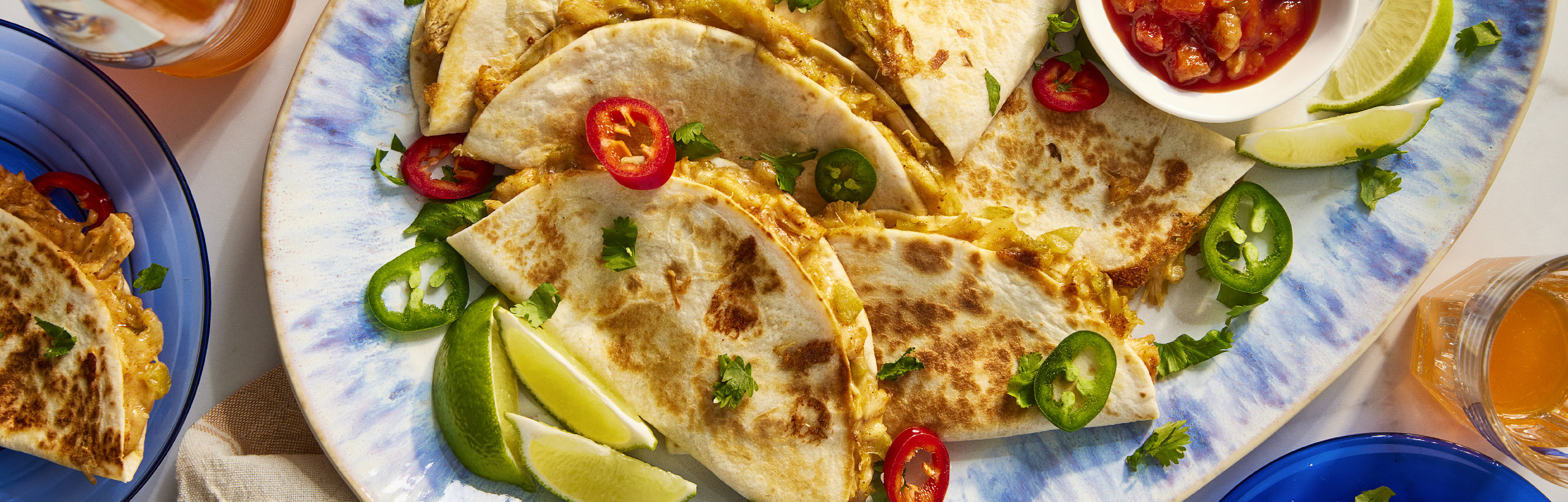 Monterey Jack Chicken Quesadillas Swanson