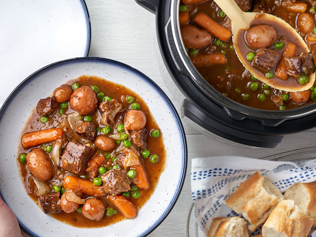 Instant Pot® Vegetable Beef Soup Swanson® Recipes