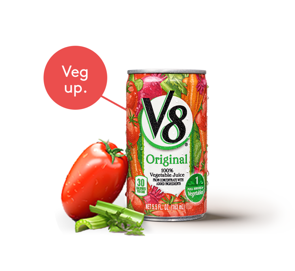 V8 Red Original Vegetable Juice Can - Veg Up.