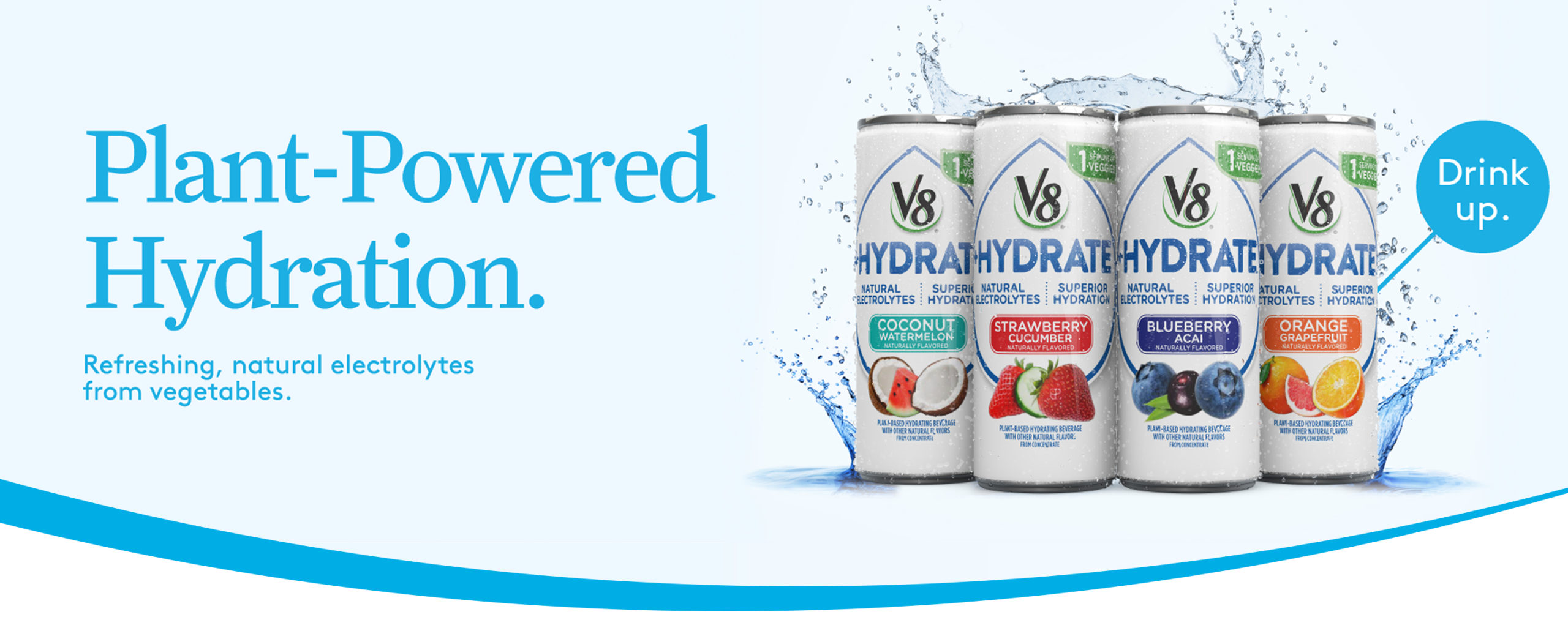 Superior Hydration V8® Fruit and Vegetable Juices