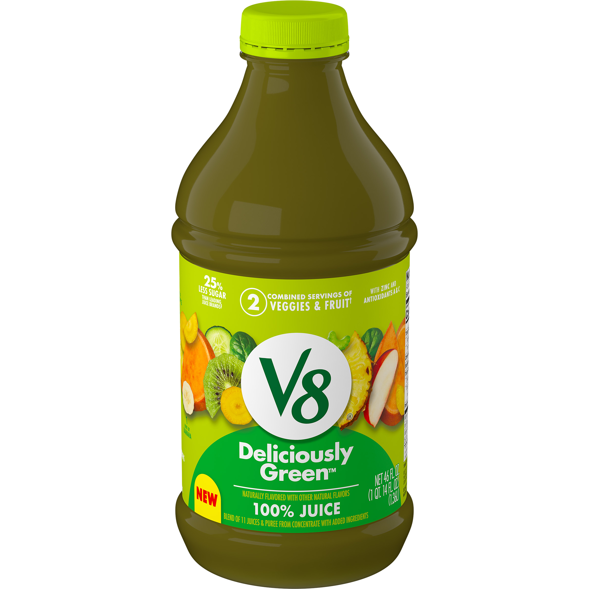 Deliciously Green V8 Fruits Vegetable Blends