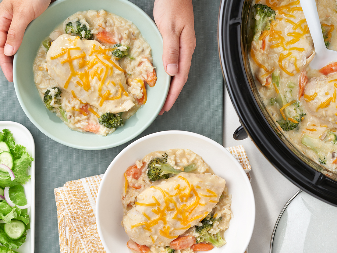 Slow Cooker Chicken, Broccoli & Rice | Campbell's® Recipes