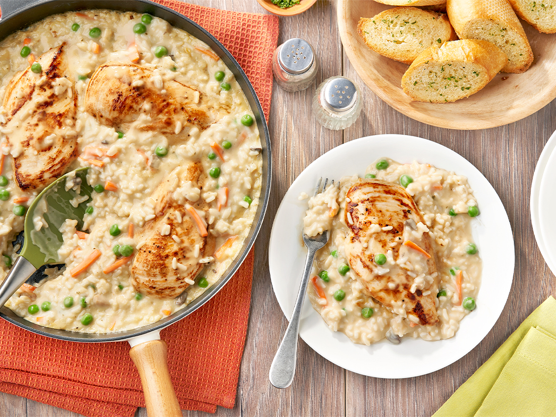 Chicken & Roasted Garlic Risotto - Recipes - Campbell's