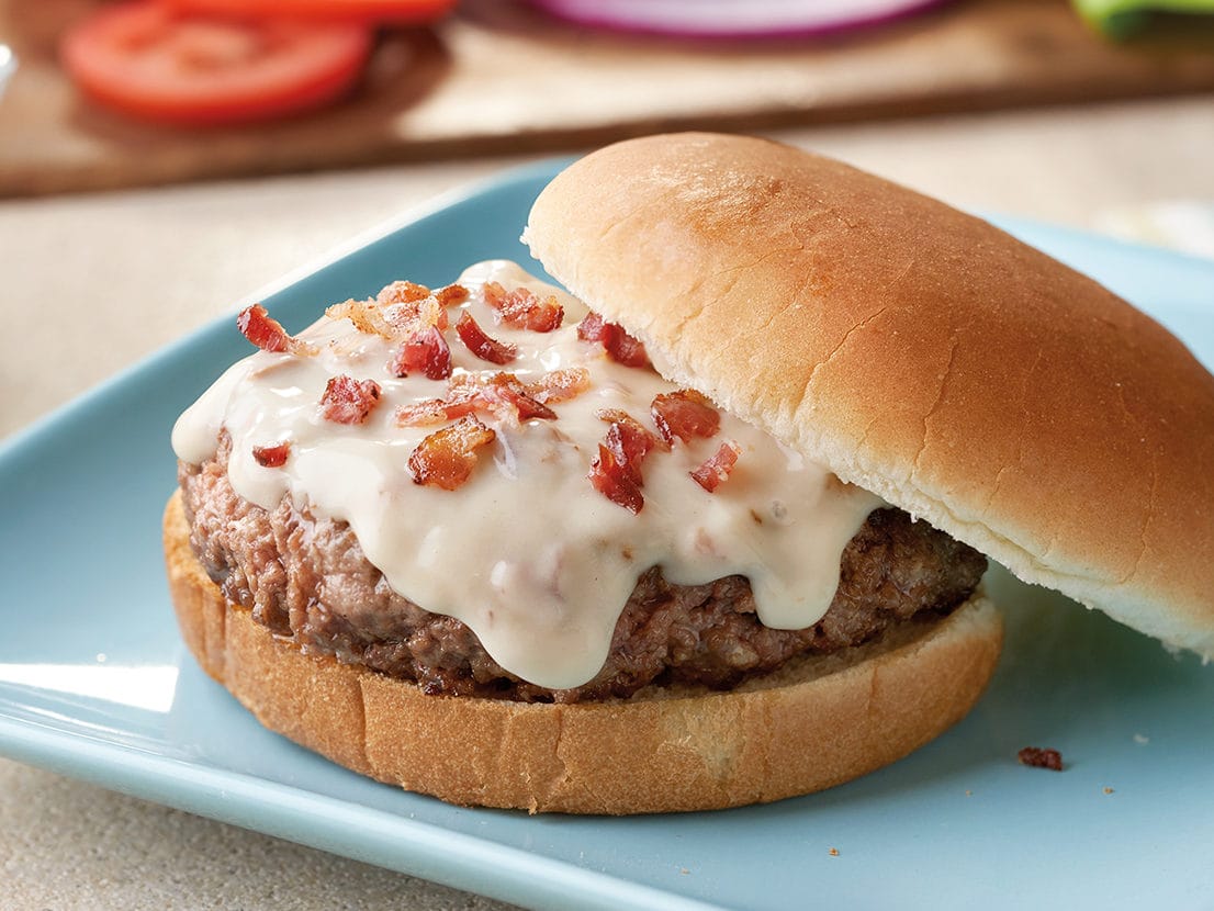Deluxe Cheese-Stuffed Burgers