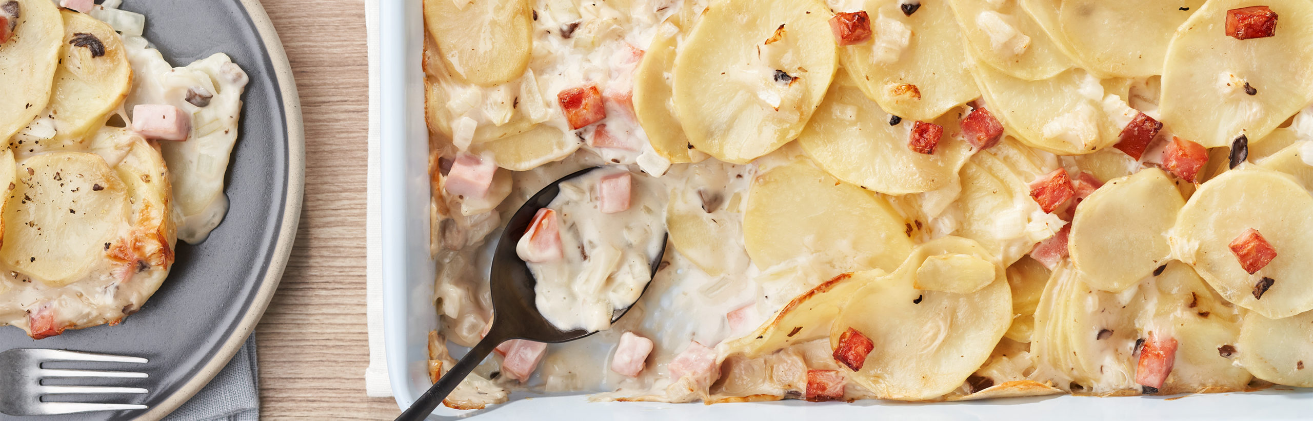 Easy Scalloped Potatoes and Ham Campbell Soup Company