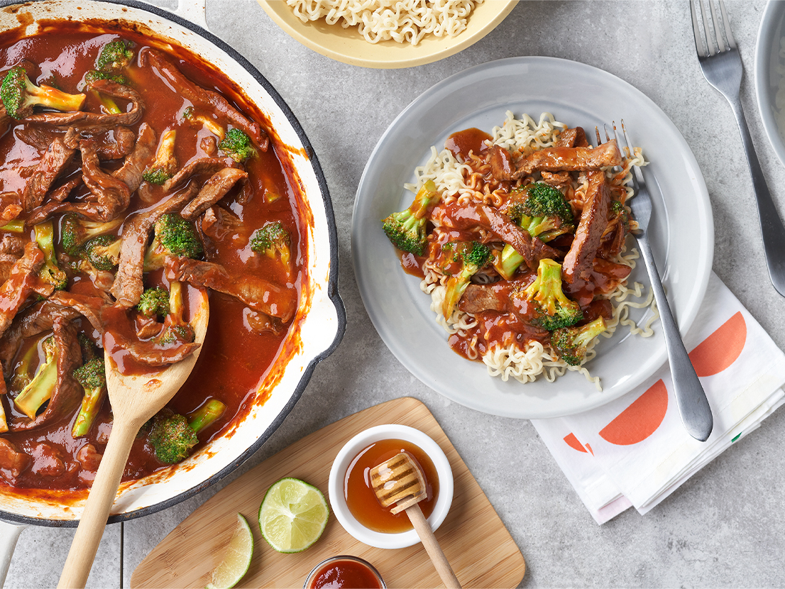Honey-Sriracha Beef & Broccoli | Campbell’s® Recipes