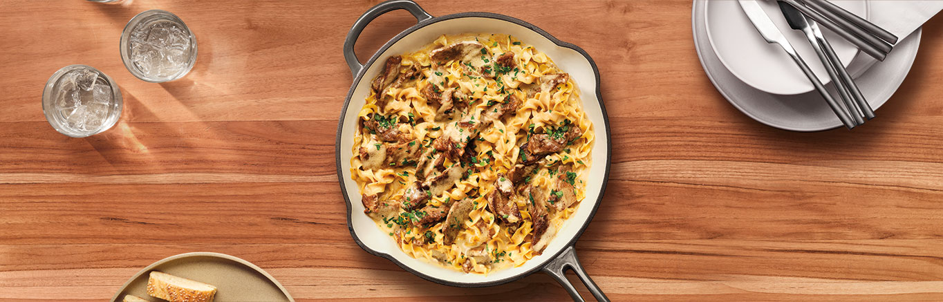 Easy One Pot Beef Stroganoff Campbell