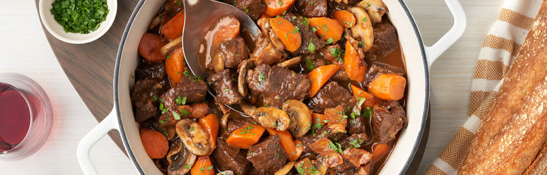 Easy One-Pot Beef Bourguignon | Campbell’s® Recipes