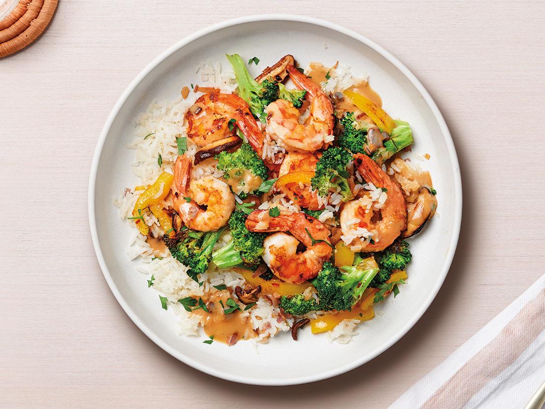 Restaurant-Style Honey Garlic Shrimp & Broccoli | Campbell’s®