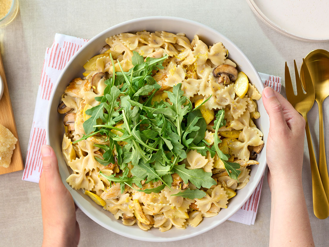 Chicken, Lemon & Arugula Pasta | Campbell's® Recipes