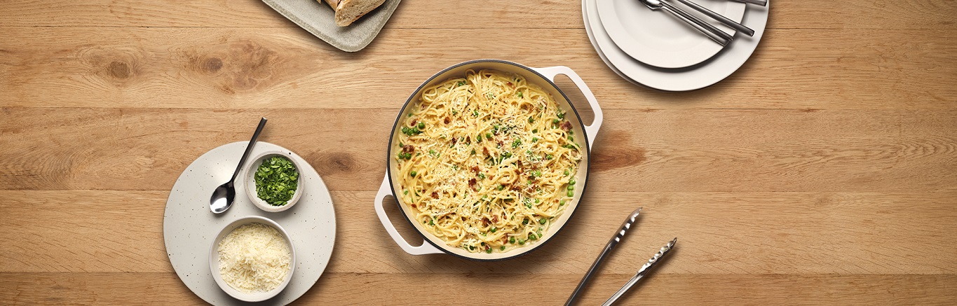 One Pot Spaghetti Carbonara Campbell Soup Company