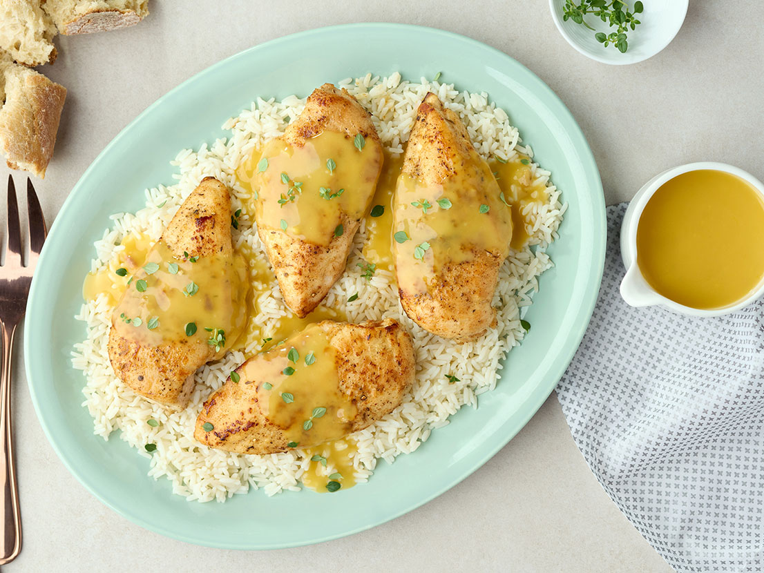 Skillet Herb Roasted Chicken | Campbell's® Recipes