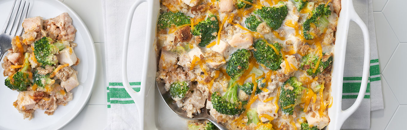 Turkey and Stuffing Casserole