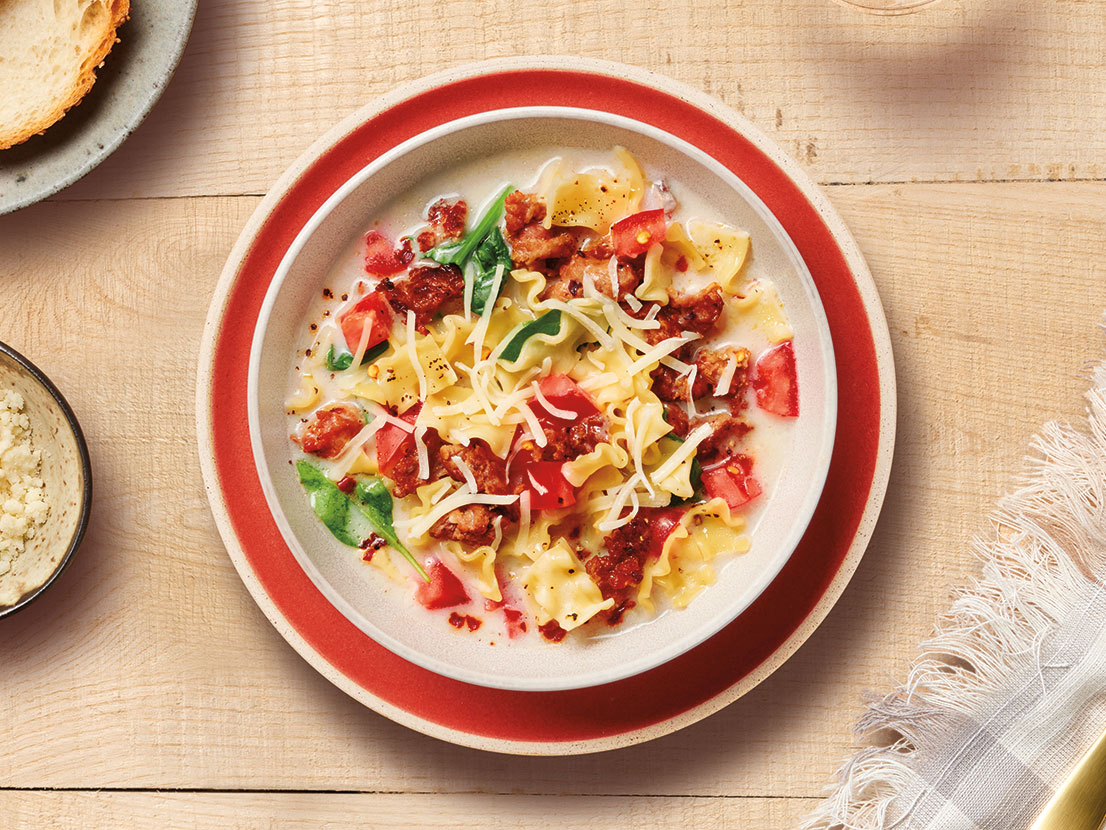 Creamy Spinach Lasagna Soup | Campbell's® Recipes