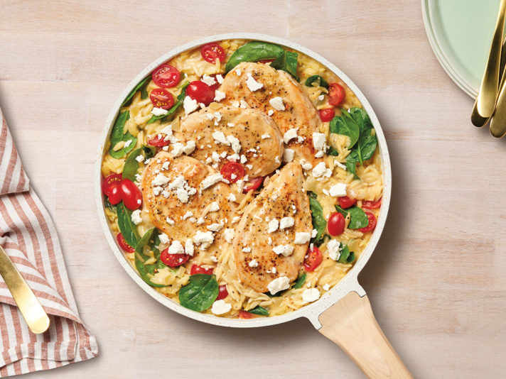 Image of prepared Greek Lemon Chicken Skillet