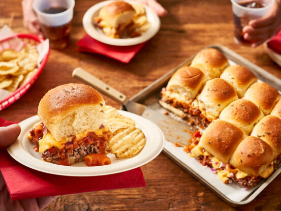 Image of prepared Chili Mac Sliders