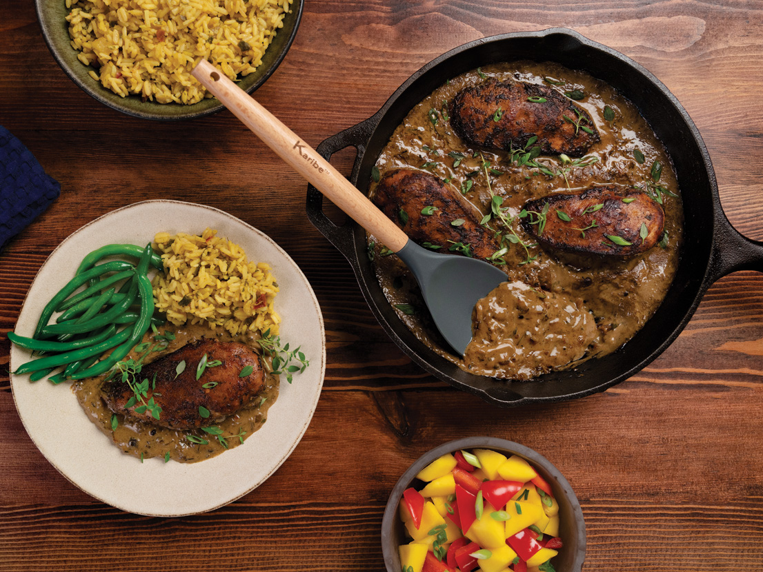 Karibe Karibbean Mushroom Chicken | Campbell’s® Recipes