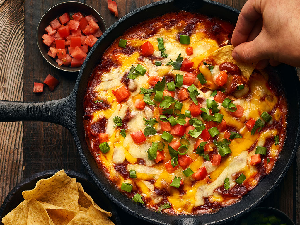 Image of Layered Chili Cheese Dip