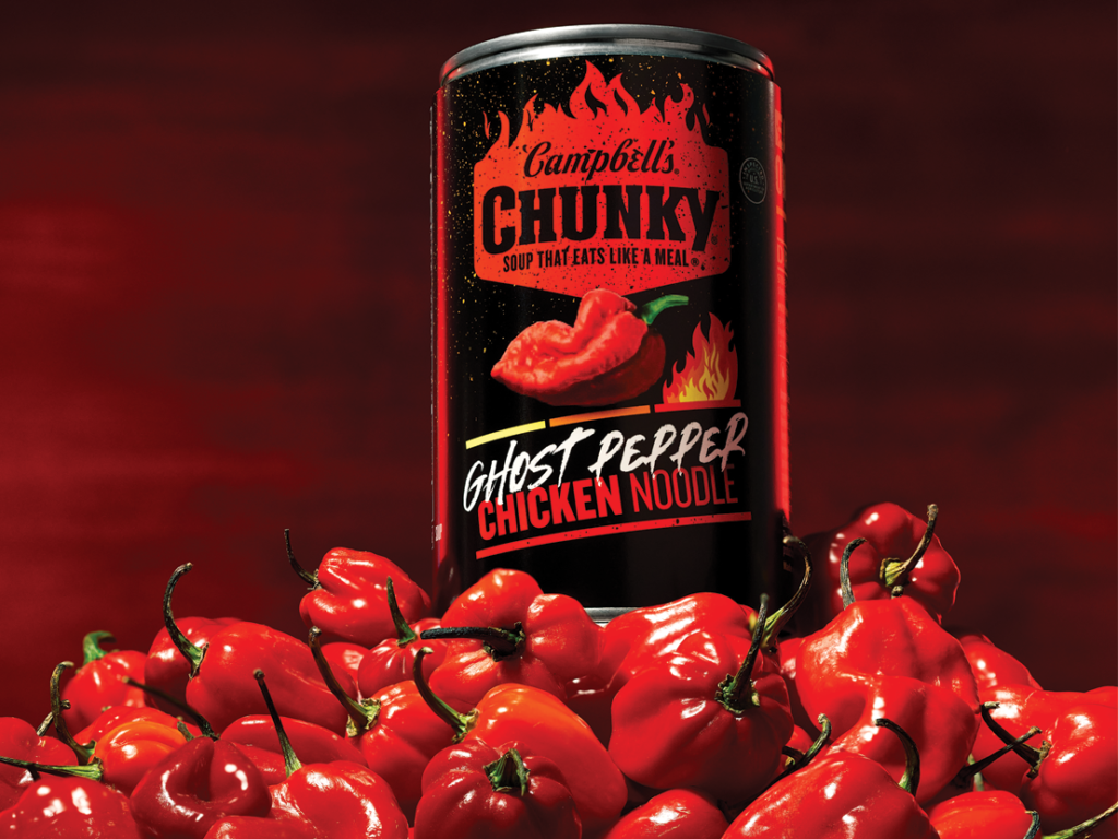 Image of Campbell's Chunky Ghost Pepper Chicken Noodle Soup can