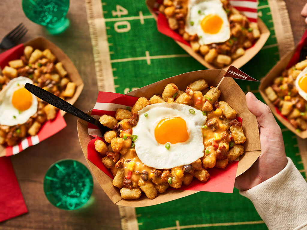 Image of prepared Loaded Spicy Breakfast Tots