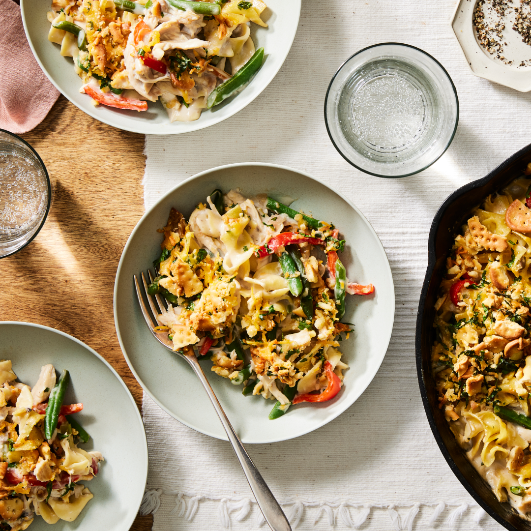 Turkey Noodle Skillet Bake | Campbell’s® Recipes