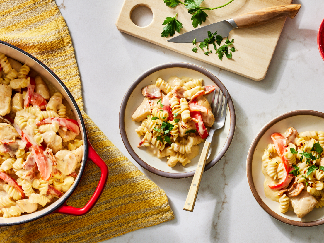 One-Pot Spicy Chicken & Bacon Pasta | Campbell's® Recipes