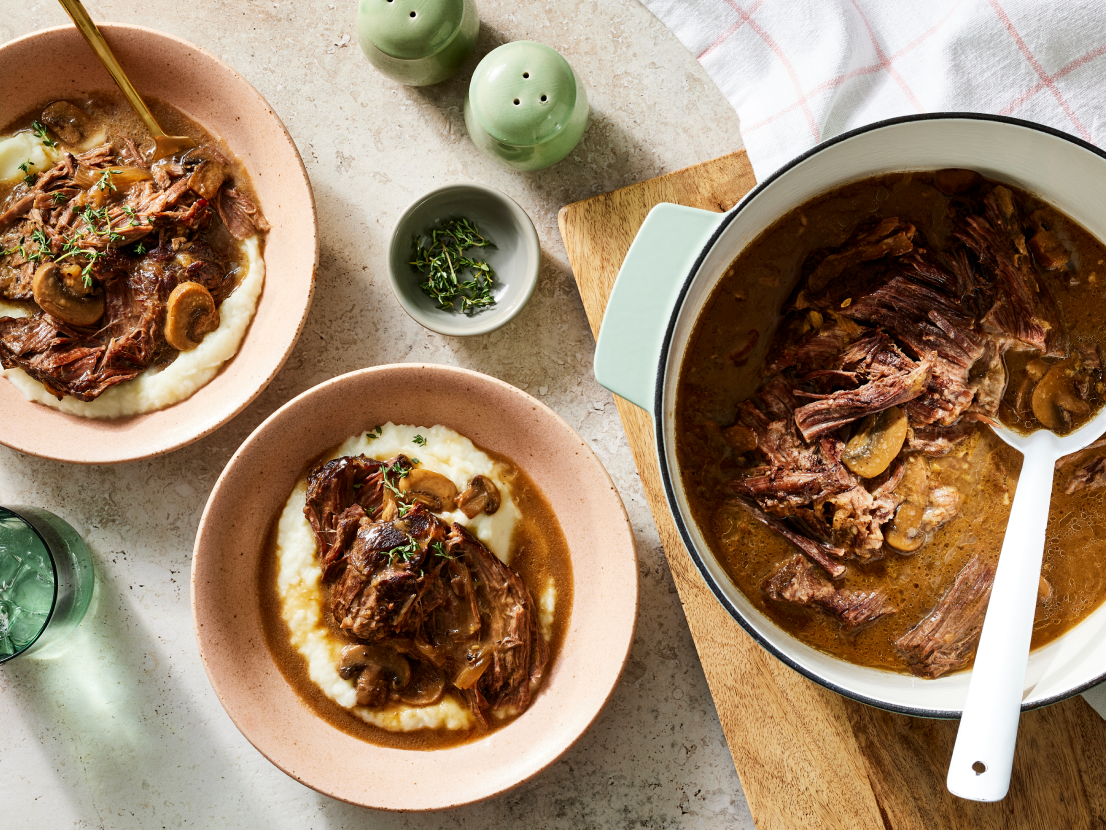 Coffee & Mushroom Pot Roast | Campbell's® Recipes