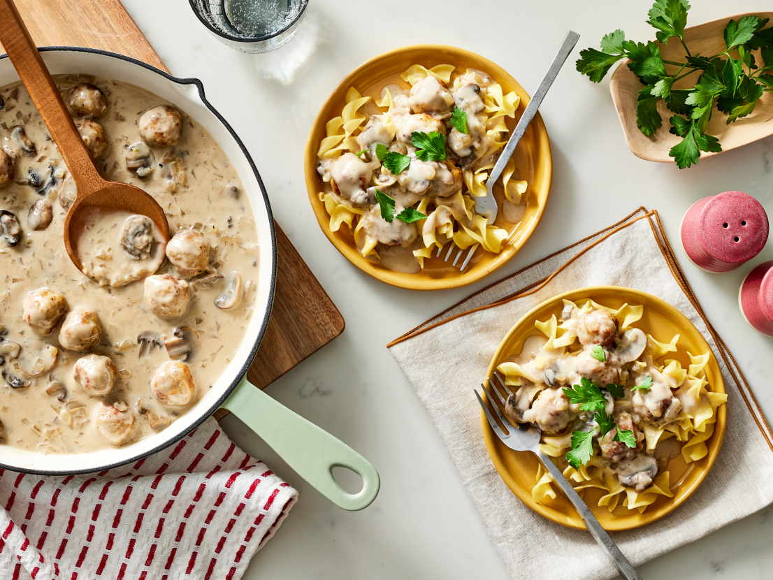 Chicken Marsala Meatballs | Campbell's® Recipes