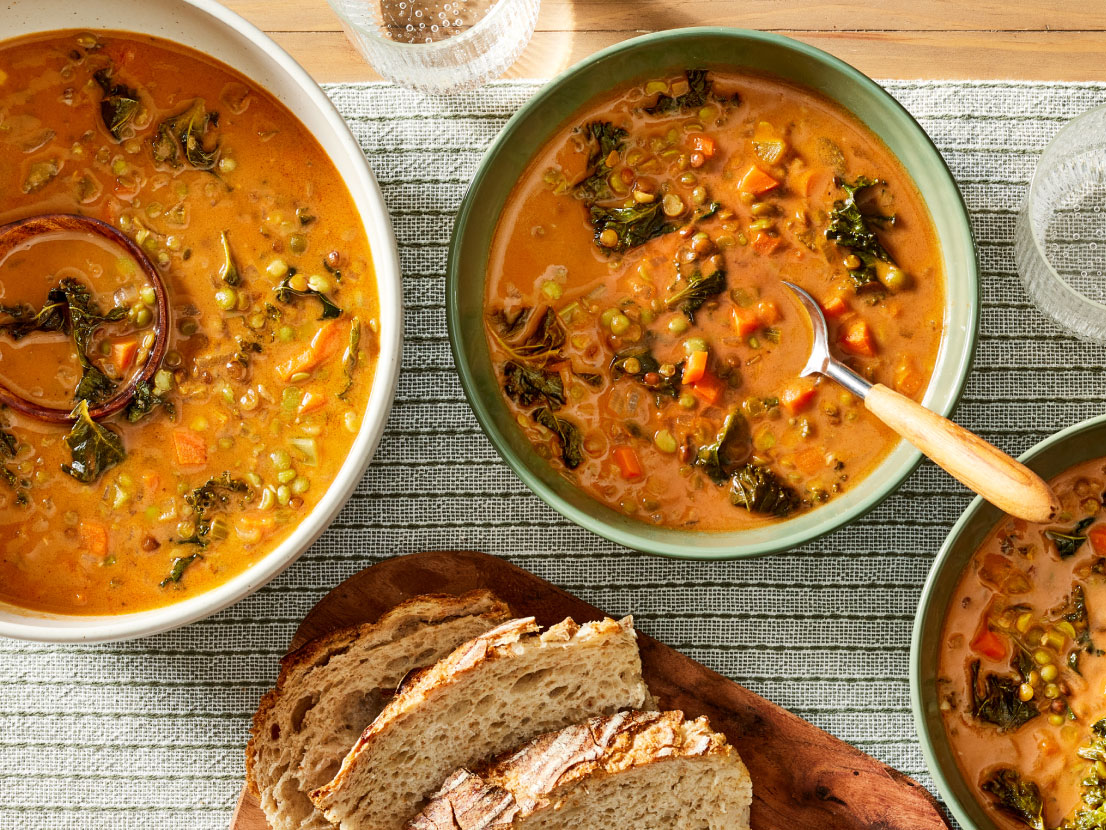 Loaded Coconut Lentil Soup | Campbell's® Recipes