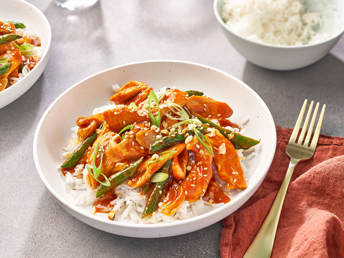 Spicy Chicken Stir-Fry with Green Beans | Campbell's® Recipes